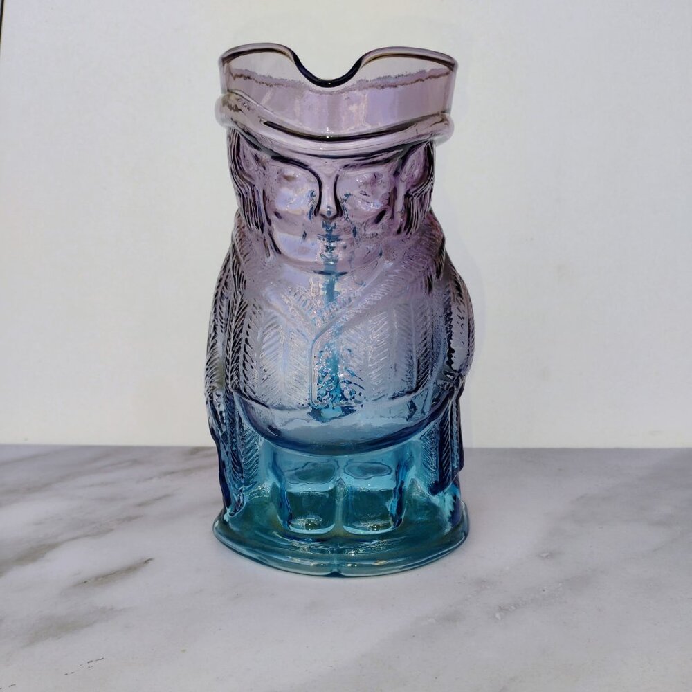 vintage Kanawha Glass "Toby Mug"
